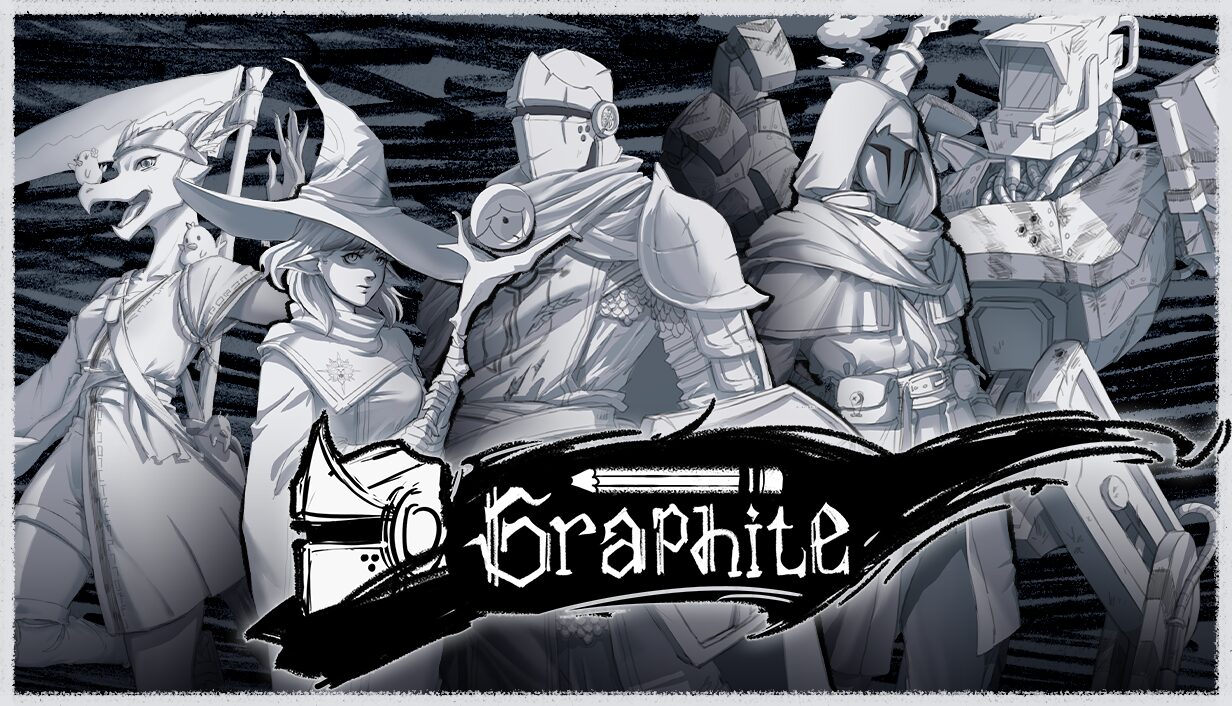 Graphite, o RPG roguelike tático com arte em tinta, já está disponível para PC 1 Graphite, o RPG roguelike tático com arte em tinta, já está disponível para PC