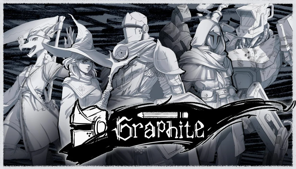 Graphite, o RPG roguelike tático com arte em tinta, já está disponível para PC