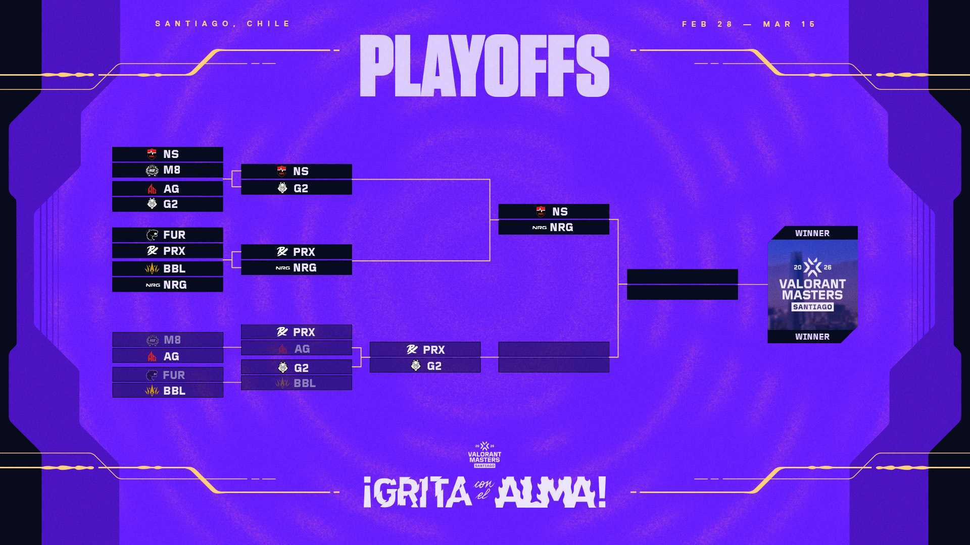 Novo Agente de VALORANT será Revelado na Grande Final do Masters Santiago As quatro melhores equipes