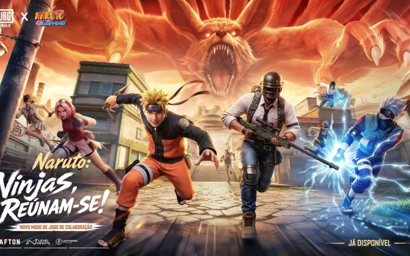 PUBG MOBILE e Naruto lançam evento temático na Liberdade, SP