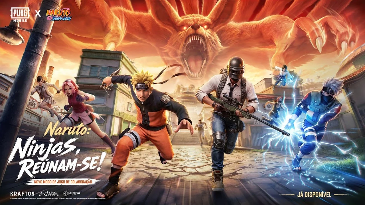 PUBG MOBILE e Naruto lançam evento temático na Liberdade, SP
