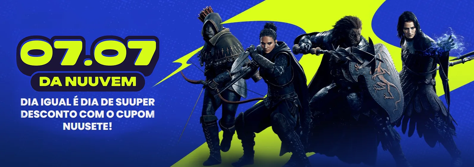 Promoções Imperdíveis no 7.7 da Nuuvem para Jogos Digitais