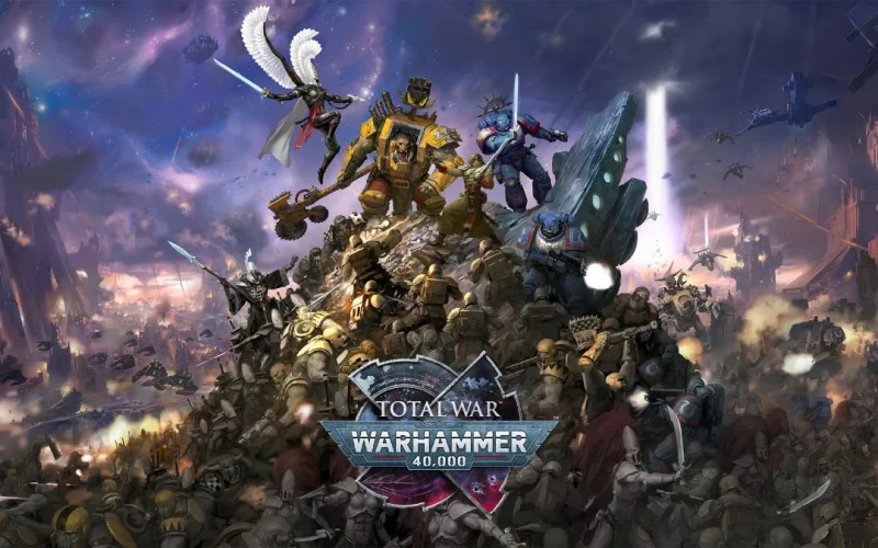 Total War: Warhammer 40,000 revela batalha completa entre Orks e Imperium