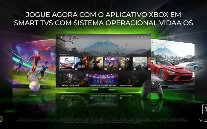 Aplicativo Xbox chega a TVs Hisense com sistema VIDAA OS