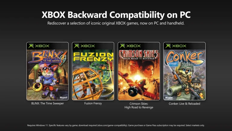 XBOX confirma retrocompatibilidade para PC com clássicos disponíveis já hoje