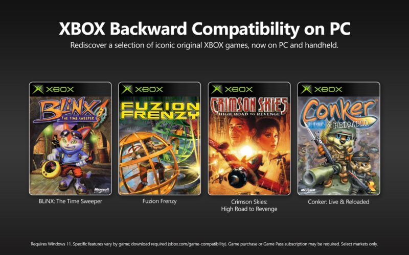 XBOX confirma retrocompatibilidade para PC com clássicos disponíveis já hoje