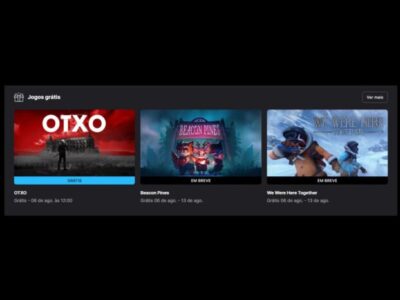 Epic Games Store oferece OTXO gratuitamente por tempo limitado