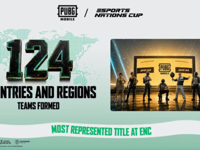 PUBG Mobile domina a Esports Cup Nations 2026 com 124 regiões participantes