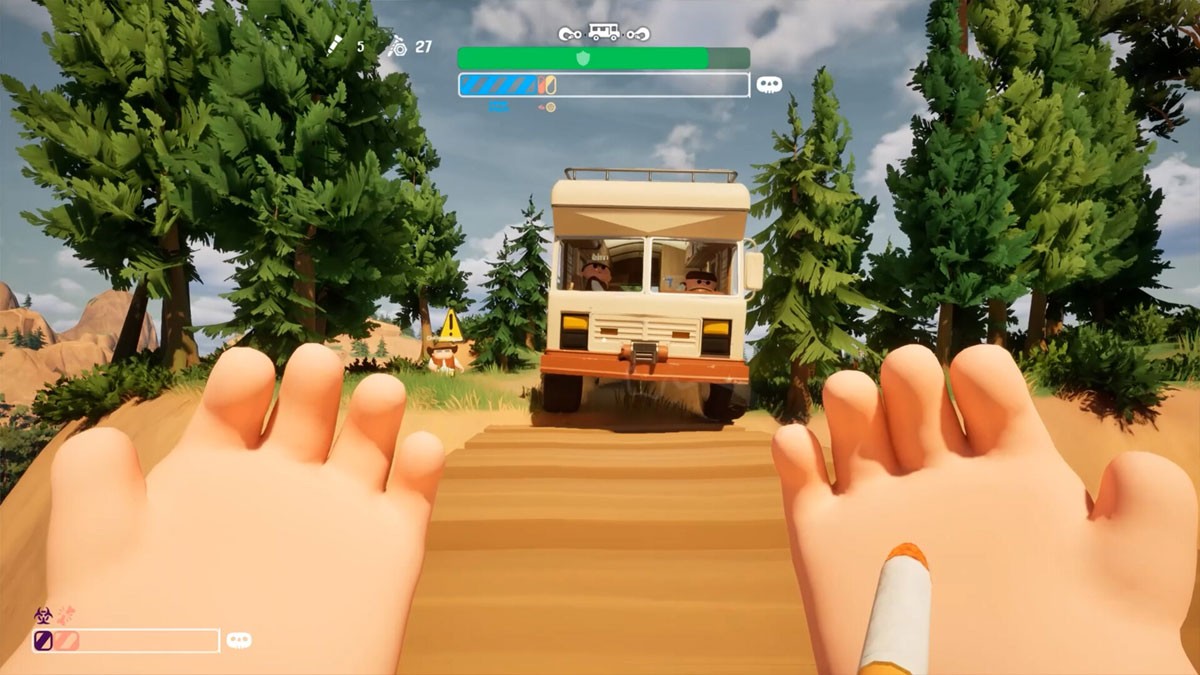 Como jogar RV There Yet com mais de quatro amigos