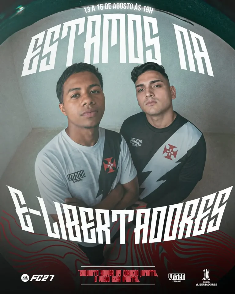 Losty representará Vasco na fase classificatória da eLibertadores de EA FC 27 Mobile