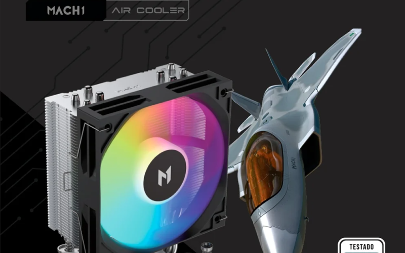 MACH1 ARTIC: O Air Cooler Barato Que Desafia Processadores Top de Linha