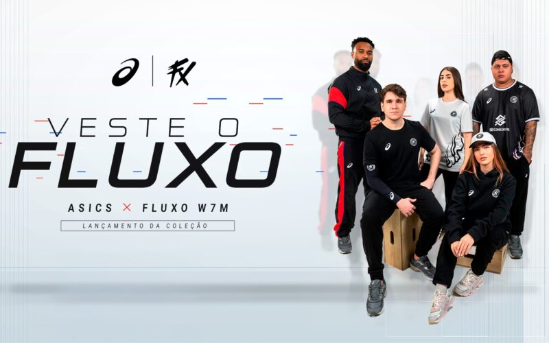 ASICS e Fluxo W7M lançam coleção de roupas inspirada em esports