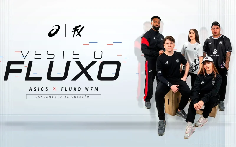 ASICS e Fluxo W7M lançam coleção de roupas inspirada em esports