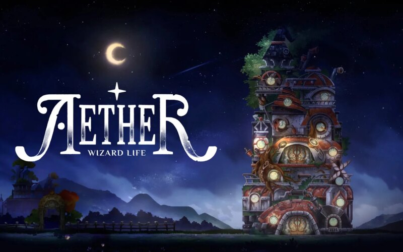 Aether Wizard Life combina magia, romance e vida cozy para PC e consoles