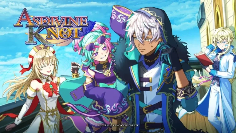 Asdivine Knot chega em 4 de setembro para PC e consoles da KEMCO