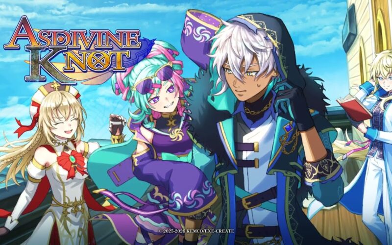 Asdivine Knot chega em 4 de setembro para PC e consoles da KEMCO