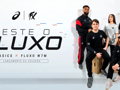 Asics e Fluxo W7M lançam coleção de vestuário focada em lifestyle gamer