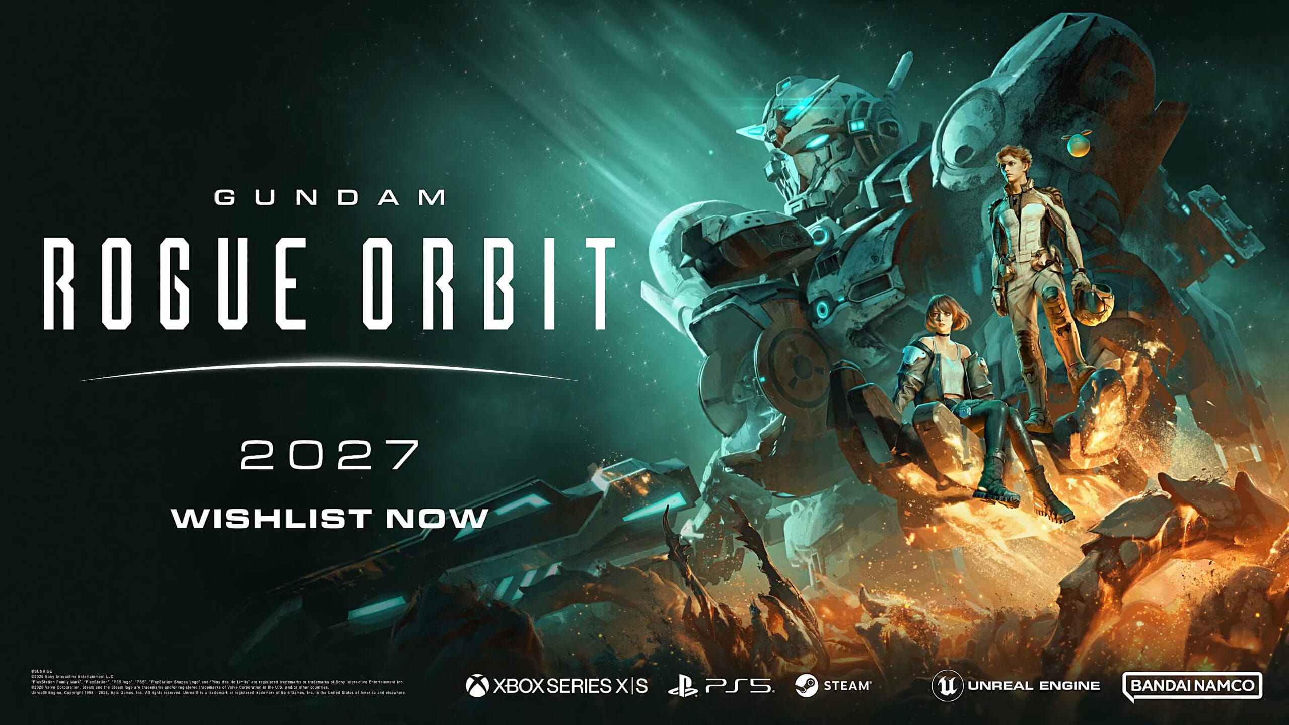 Bandai Namco apresenta Gundam Rogue Orbit, com lançamento previsto para 2027