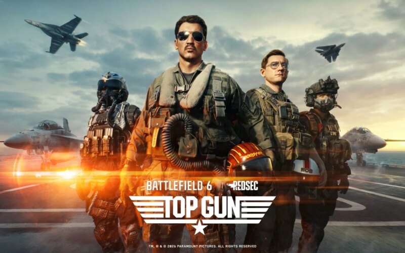 Battlefield 6 e Top Gun revelam trailer de jogabilidade da colaboração