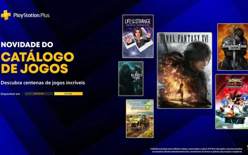Jogos do PlayStation Plus de junho trazem Final Fantasy XVI e mais títulos imperdíveis