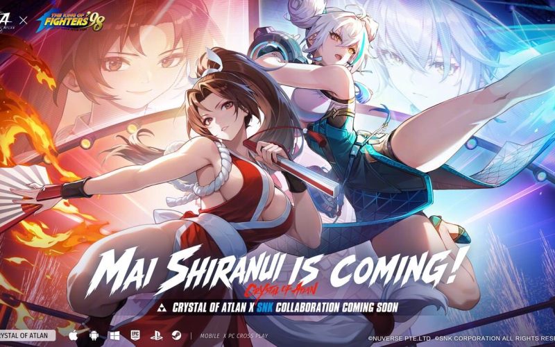 Crystal of Atlan recebe Mai Shiranui em evento crossover com The King of Fighters '98