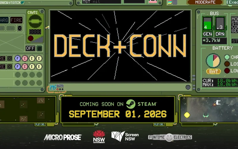 Deck & Conn será lançado em setembro de 2026 para PC via Steam