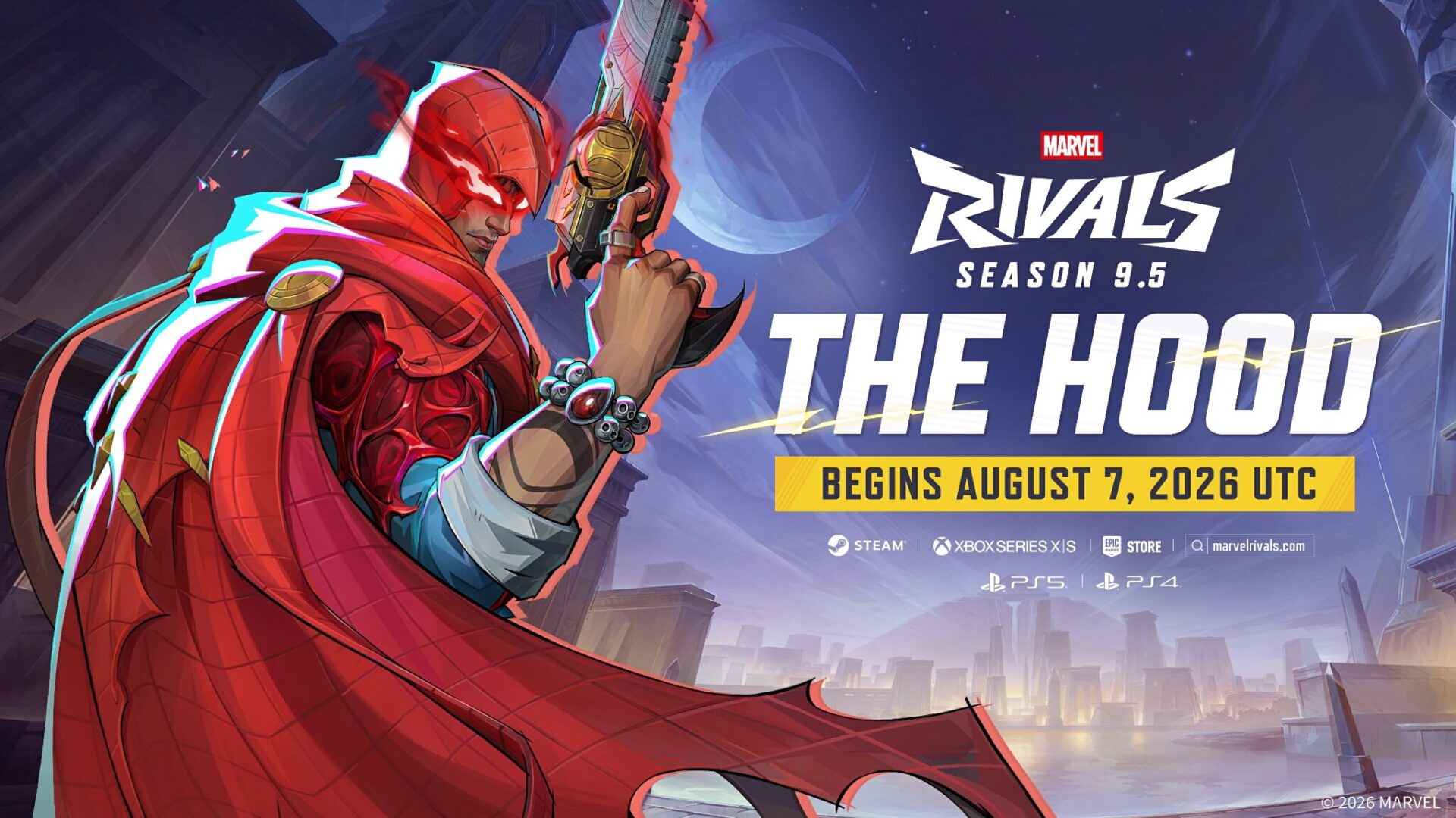 Marvel Rivals: Temporada 9.5 traz O Capuz e reduz tamanho do jogo 1 Marvel Rivals: Temporada 9.5 traz O Capuz e reduz tamanho do jogo