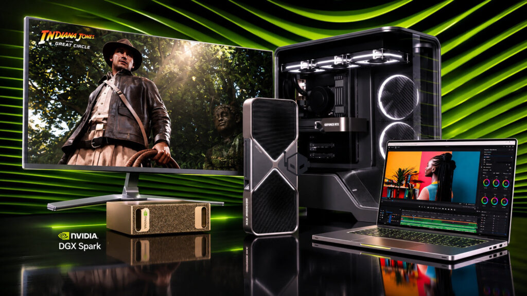 NVIDIA atualiza DGX e RTX com suporte a novos modelos de IA para gamers
