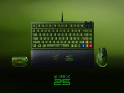 Razer lança coleção especial para comemorar os 25 anos do Xbox