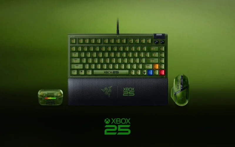 Razer lança coleção especial para comemorar os 25 anos do Xbox