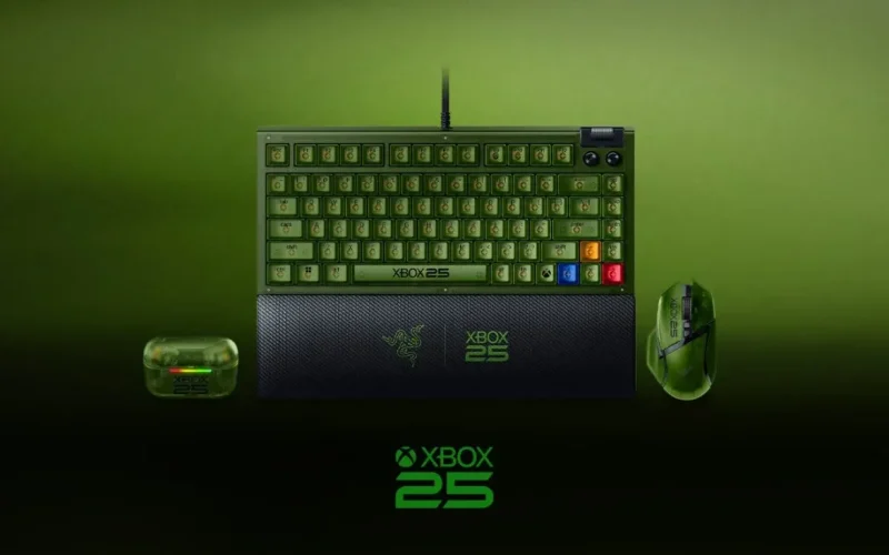 Razer lança coleção especial para comemorar os 25 anos do Xbox