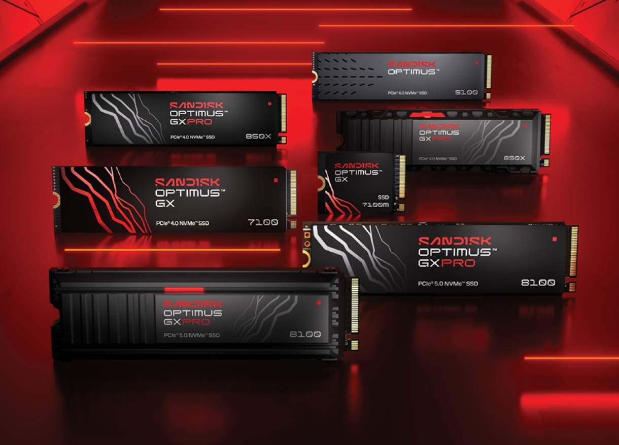 Sandisk apresenta linha SANDISK Optimus com SSDs de até 14.900 MB/s no Brasil