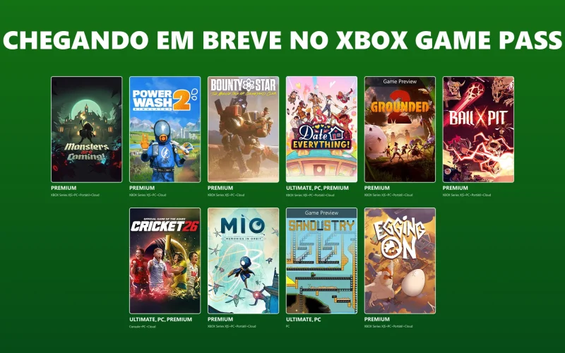 Beta aberto de Gears of War: E-Day e novos jogos no Xbox Game Pass