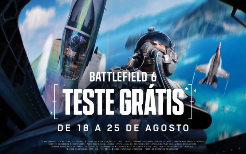 Battlefield 6 e Top Gun oferecem teste gratuito até 25 de agosto