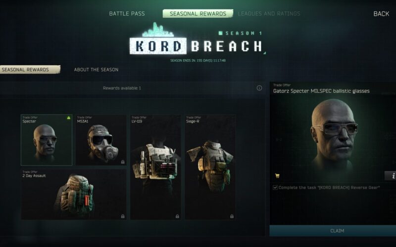 Escape from Tarkov dá início à temporada KORD BREACH com nova atualização
