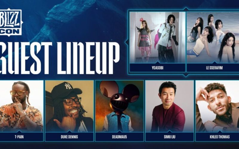 BlizzCon 2026 contará com T-Pain, Simu Liu, YOASOBI e atrações especiais