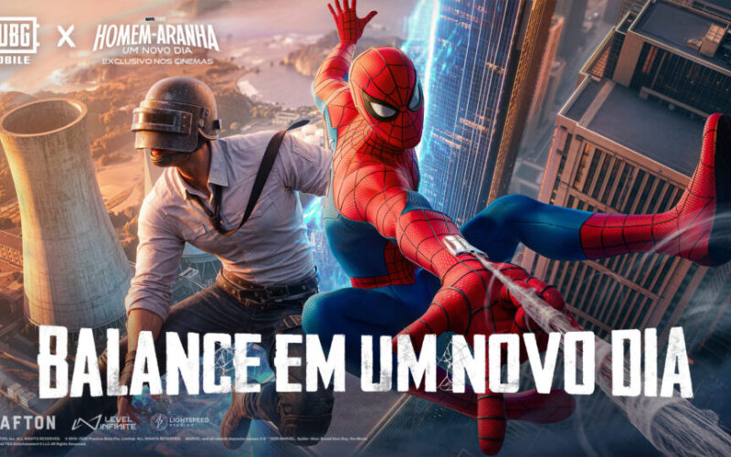 PUBG MOBILE traz colaboração com Homem-Aranha: Um Novo Dia em atualização exclusiva