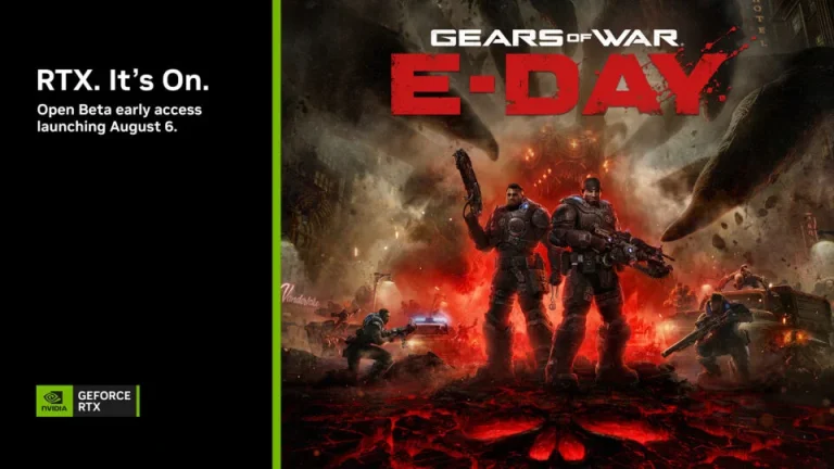Gears of War: E-Day abre Beta Aberto em 6 de agosto com suporte RTX