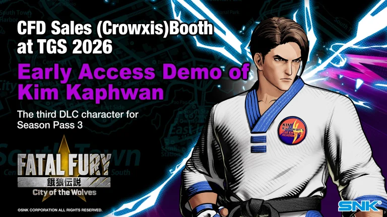 Kim Kaphwan é o novo lutador DLC em Fatal Fury: City of the Wolves e será testado na Tokyo Game Show 2026