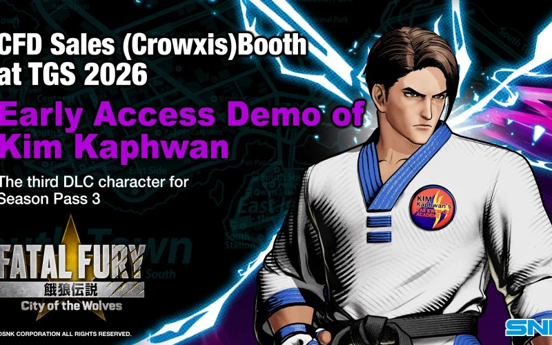 Kim Kaphwan é o novo lutador DLC em Fatal Fury: City of the Wolves e será testado na Tokyo Game Show 2026