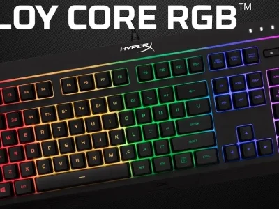 HyperX Alloy Core RGB com 65% de desconto: teclado gamer silencioso e durável