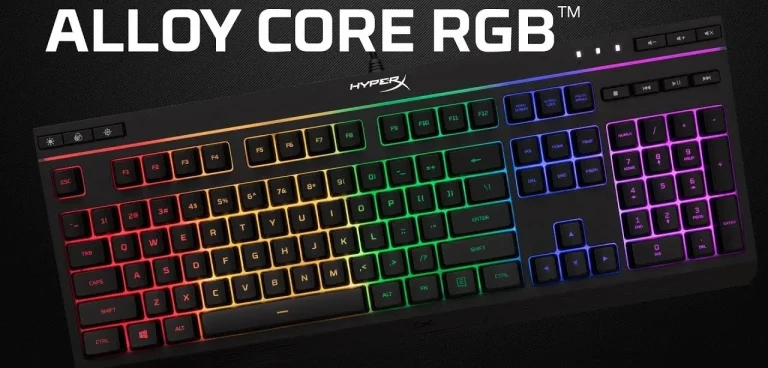 HyperX Alloy Core RGB com 65% de desconto: teclado gamer silencioso e durável