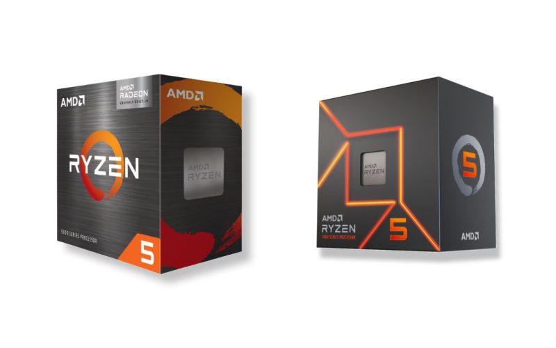 AMD Lança Processadores Ryzen 5 7500 e 5500F: Novas Opções para Plataformas AM5 e AM4