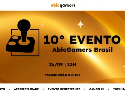 AbleGamersBR 2026 será realizado online no dia 26 de setembro