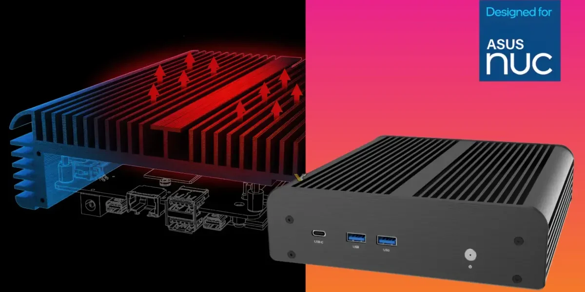 Akasa lança gabinete inovador para o ASUS NUC 14 Pro