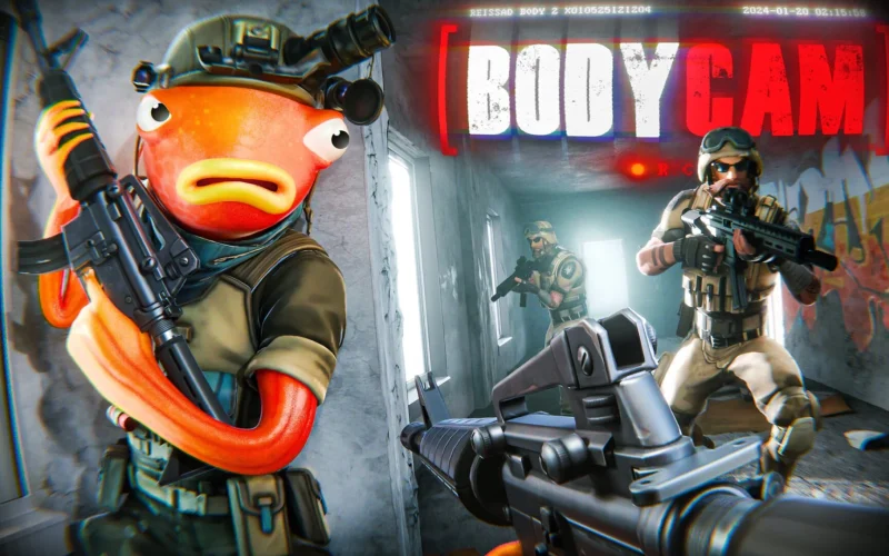Bodycam UEFN é lançado no Fortnite com novos modos e mapas inspirados no jogo original