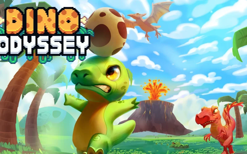 Dino Odyssey é lançado para consoles com cross-buy e 50 fases desafiadoras