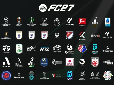 EA SPORTS FC 27 traz novas ligas, clubes e estádios licenciados