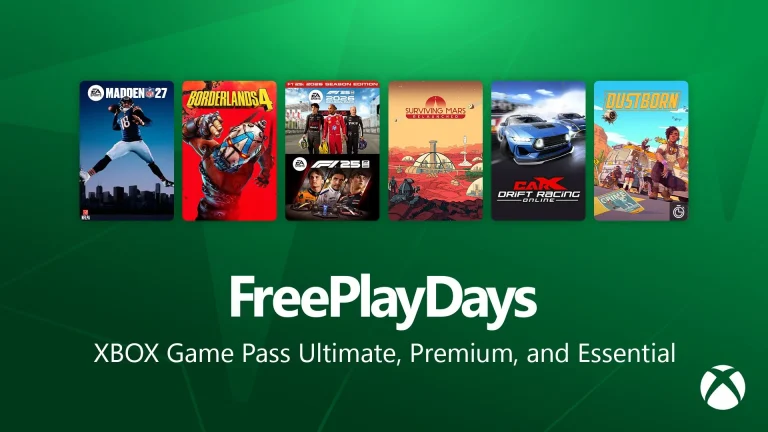 Jogos Gratuitos neste Fim de Semana: Borderlands 4, F1 25 e Mais com Xbox Game Pass