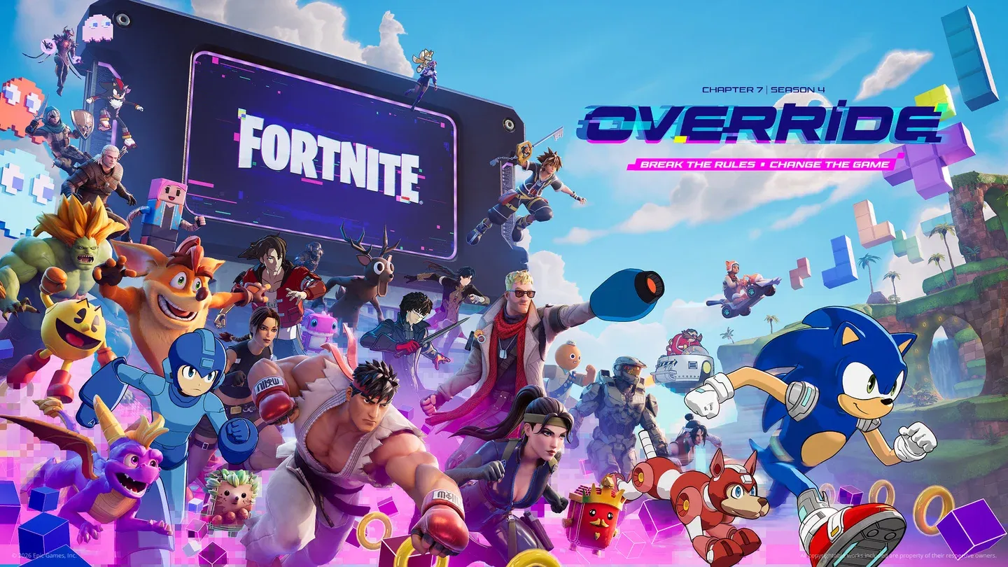 Fortnite Chapter 7 Season 4 Override: Data de Lançamento e Horários por Região Mapa da Override no lançamento da season
